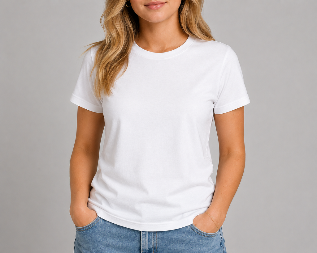 White Unisex Bella Canvas 100% Cotton